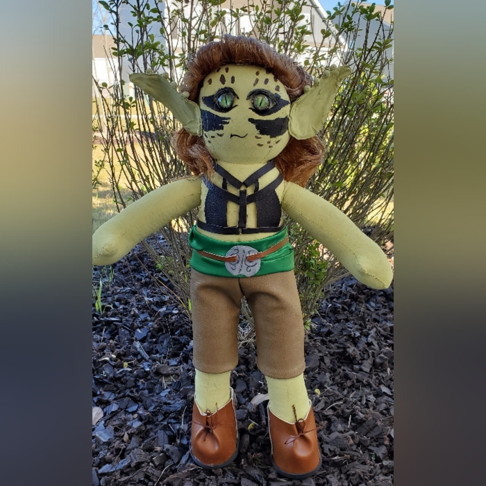 Baldur's Gate Inspired Art Doll- Lae'zel